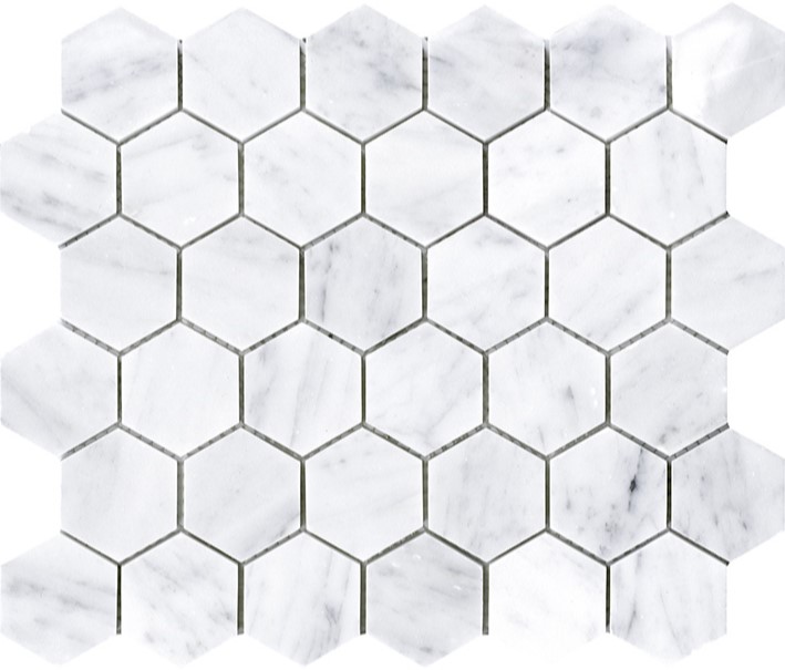 LANTIC ESSENTIAL HEXAGON CARRARA PULIDO 25.8x29.8x1 G-137 арт. 40643