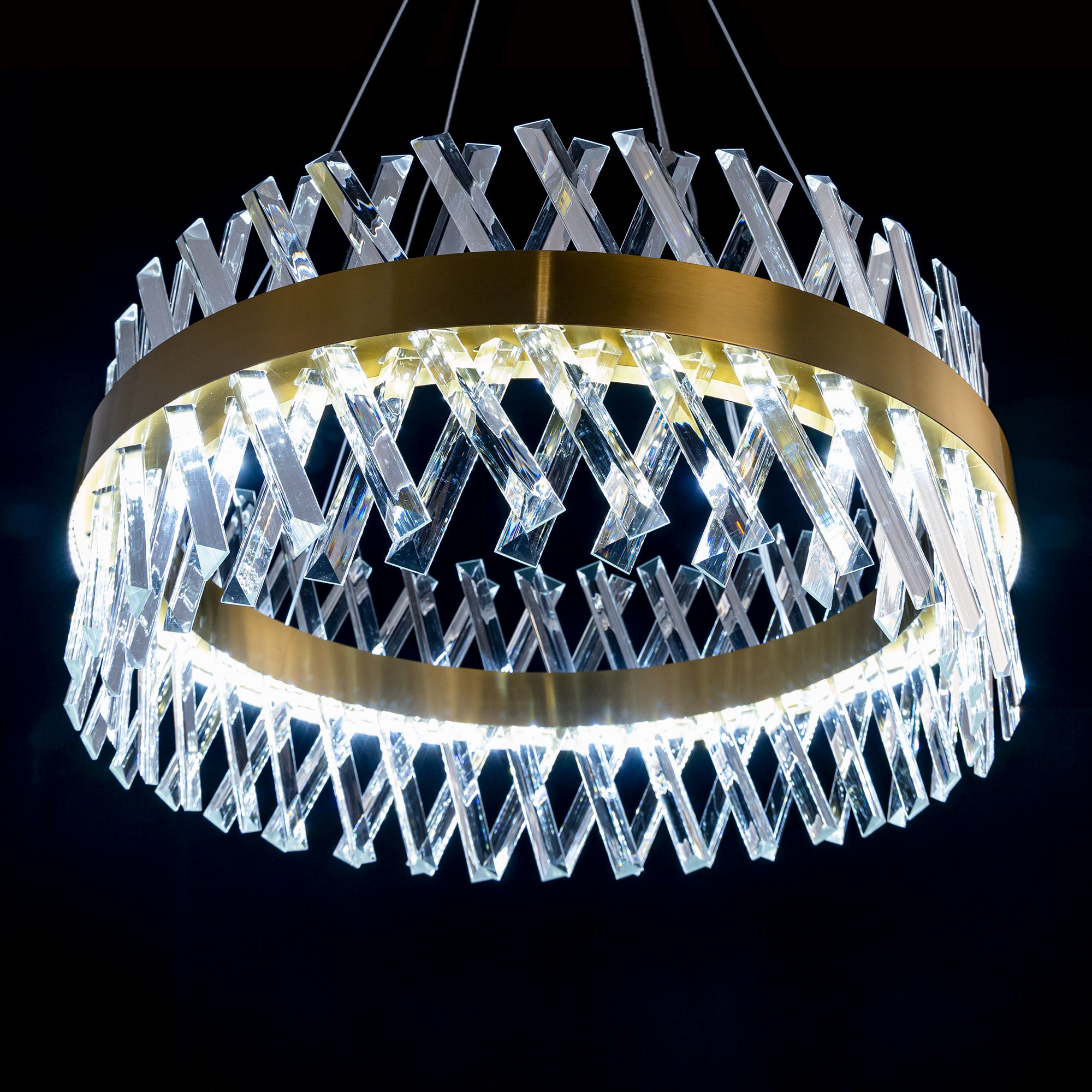 Citilux Ричард CL336063 LED Люстра хрустальная с пультом Бронза арт. 88865