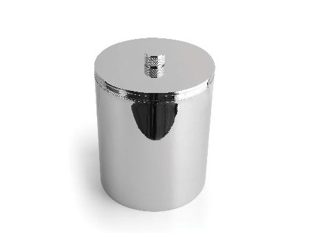 BERTOCCI OFFICINA 01 Ведро мусорное с крышкой Ø200xh250 мм, хром арт. 30793