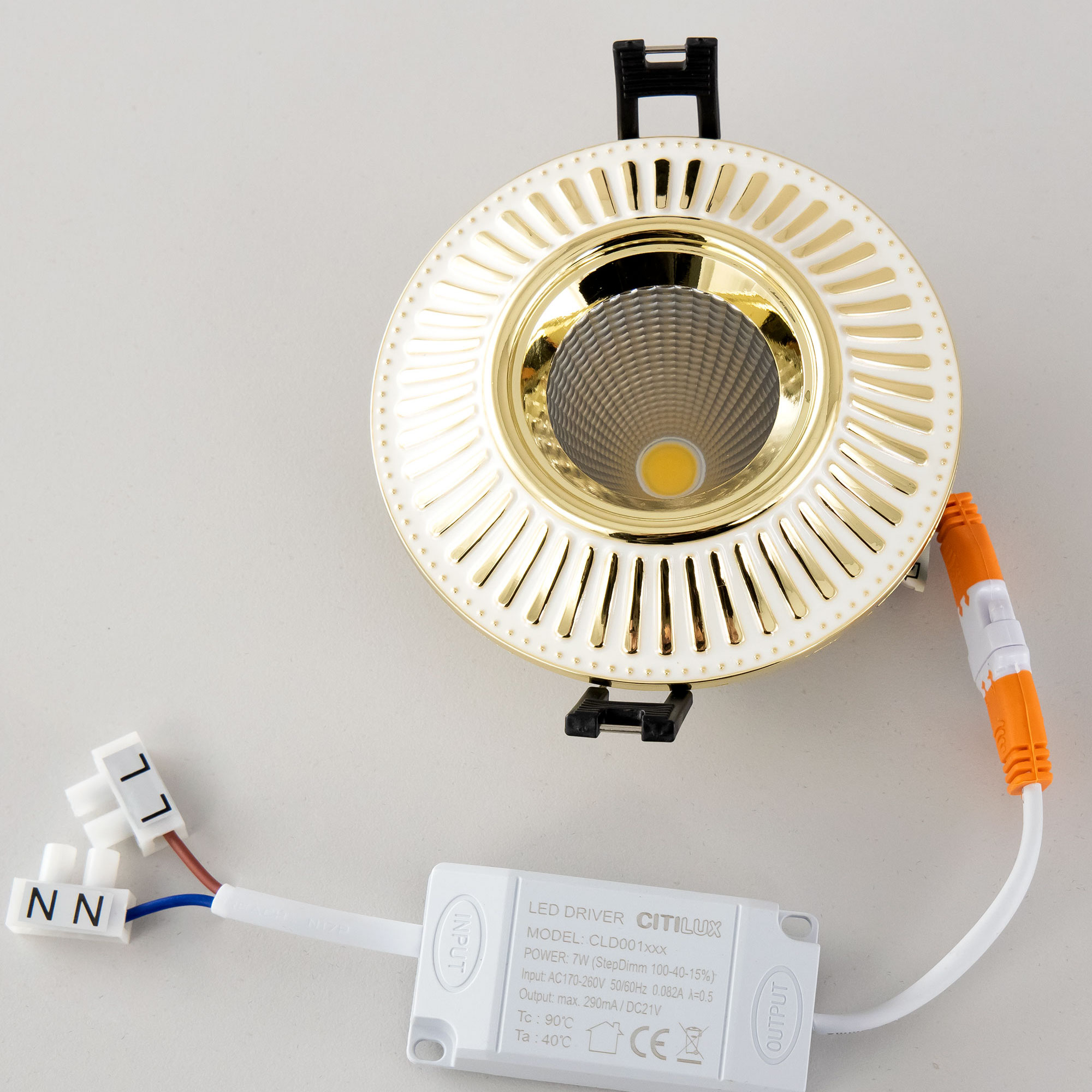 Citilux Дзета CLD042NW2 LED Встраиваемый светильник с диммером арт. 88734