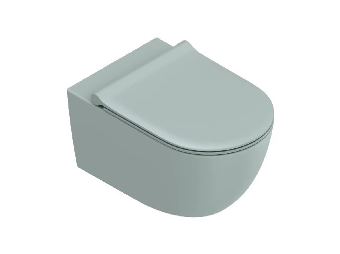 CATALANO SFERA Унитаз подвесной Up-fix с системой смыва Silentech 2.0, 55×35 см, Acqua матовый арт. 89903
