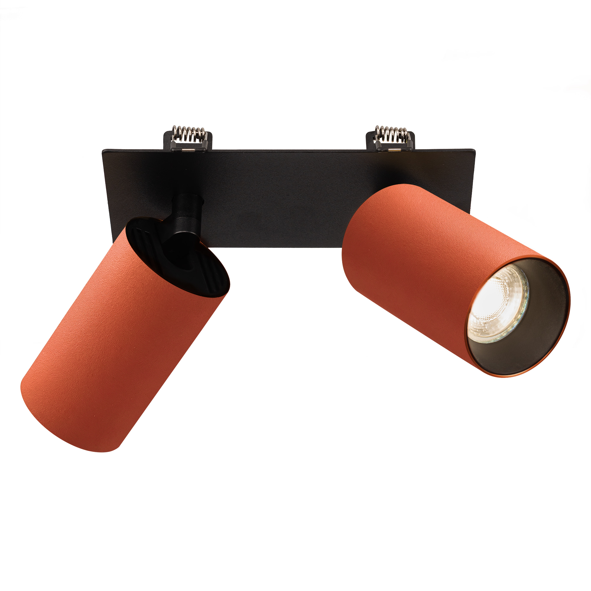 Citilux AXEL CL512D24 Спот поворотный встраиваемый двойной Терракот арт. 89823