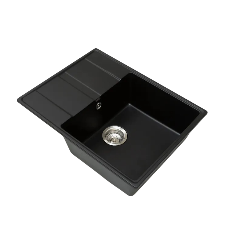 Кухонная мойка Grandex Aqua Topline 600314, черный арт. 184538