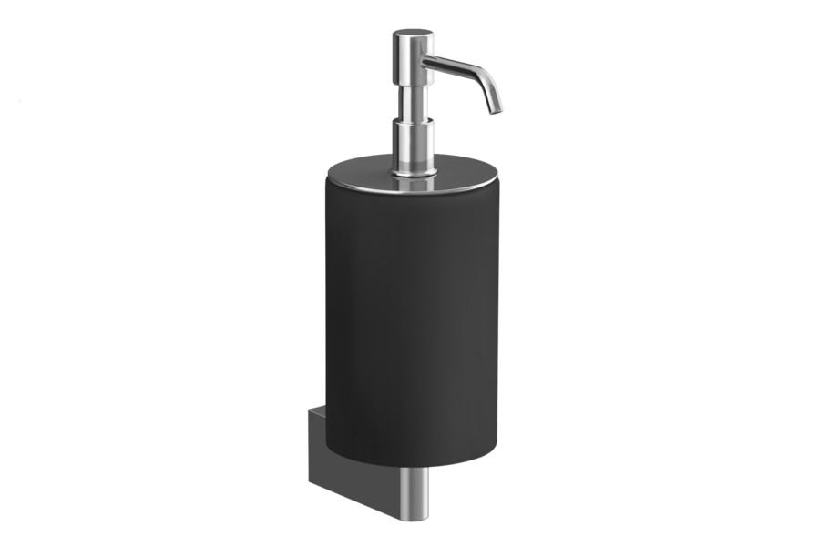 GESSI ORIGINI Дозатор жидкого мыла, настенный, черный/Chrome арт. 31119
