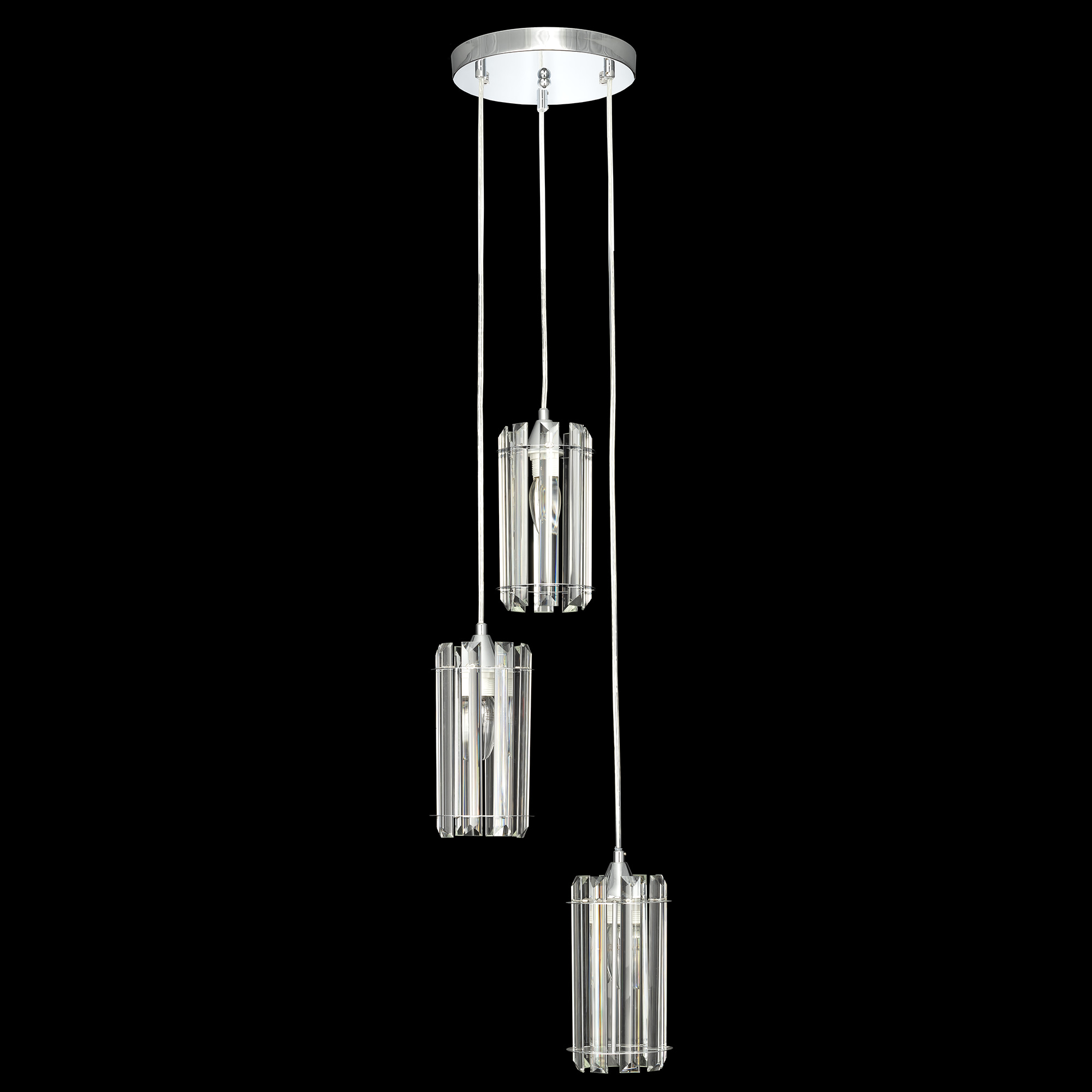 Citilux Джейн CL306031 Хрустальный подвесной светильник Хром арт. 89117