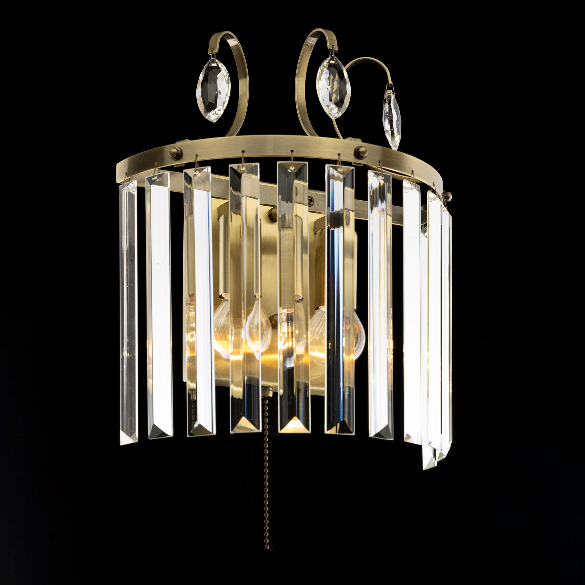 Citilux Инга CL335323 Бра хрустальное с выключателем Бронза арт. 88934