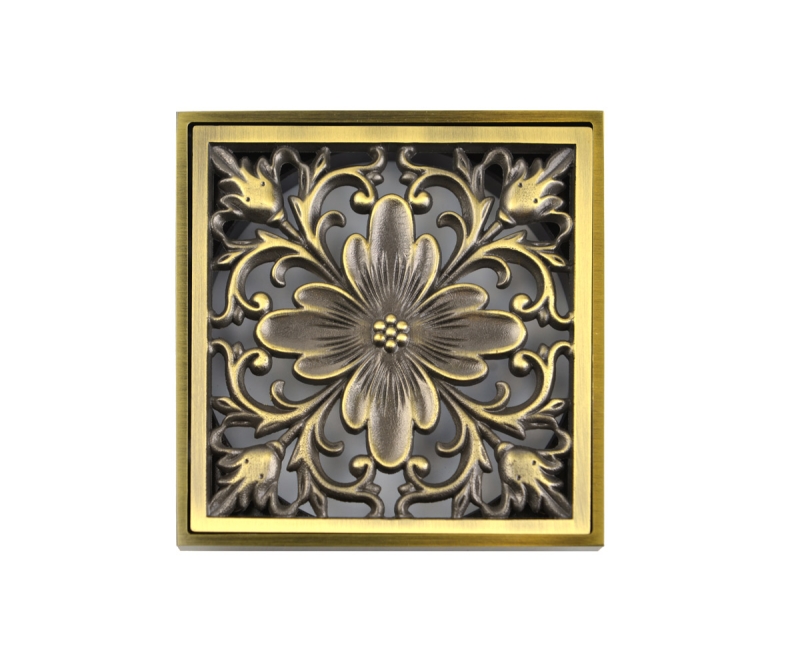 Решетка для душевого трапа Bronze de Luxe 21975, бронза арт. 175808
