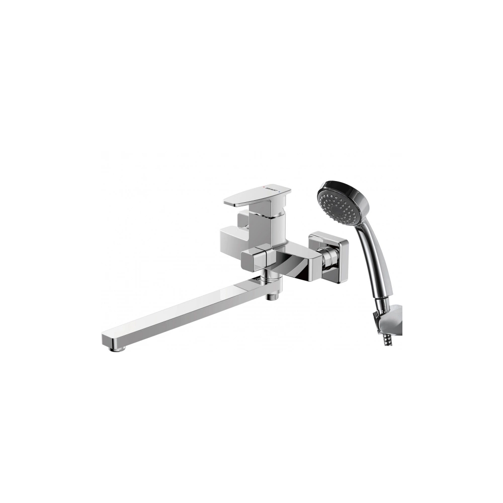 Смеситель для ванны Bravat Riffle F672106C-LB, хром арт. 167461