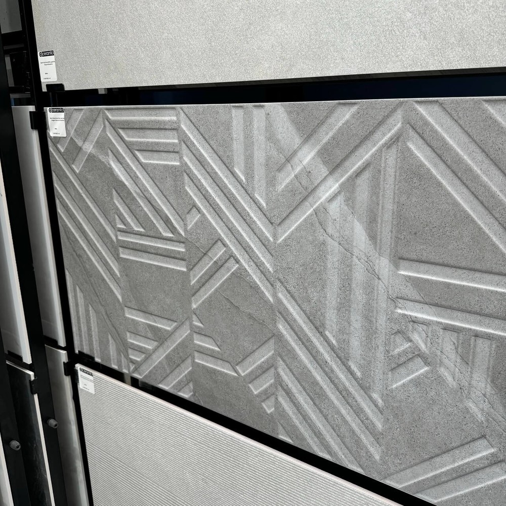 Плитка Dark Grey Angelo Decore 59.6х120 см (10 мм) 61w1218a арт. 128423