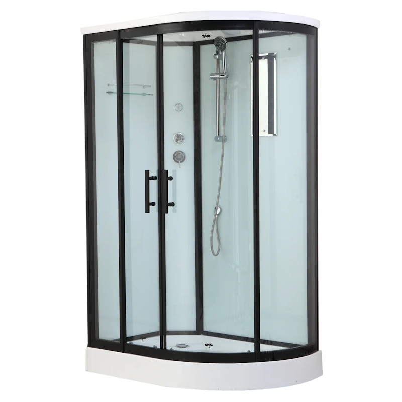 Душевая кабина Timo Standart Black T-6602BL, 120x85x220 арт. 174762