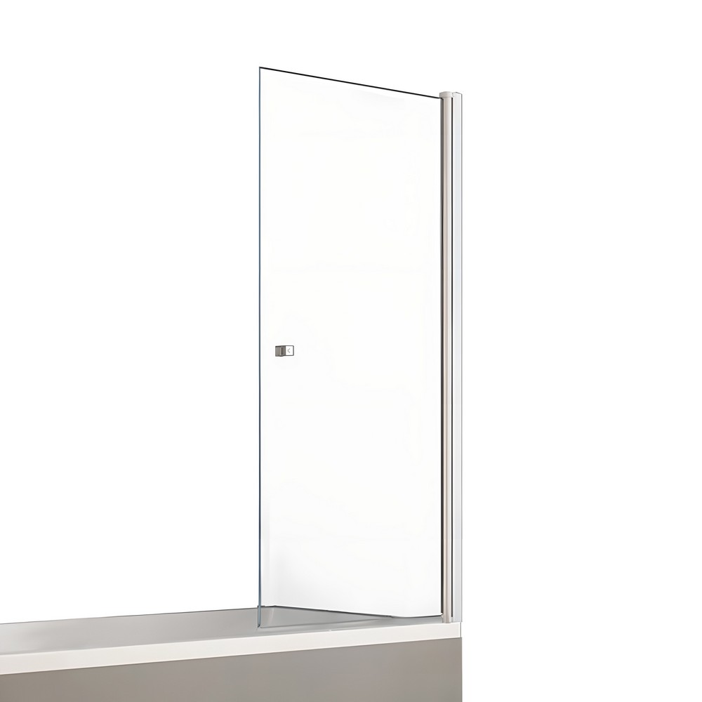 NEW TRENDY NEW SOLEO Шторка на ванну 60x140 см, реверсивная, хром/прозрачное 6 мм арт. 32738