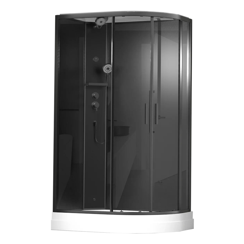 Душевая кабина Timo Premium ILMA Black ILMA902LB, 120x80x222 арт. 174800
