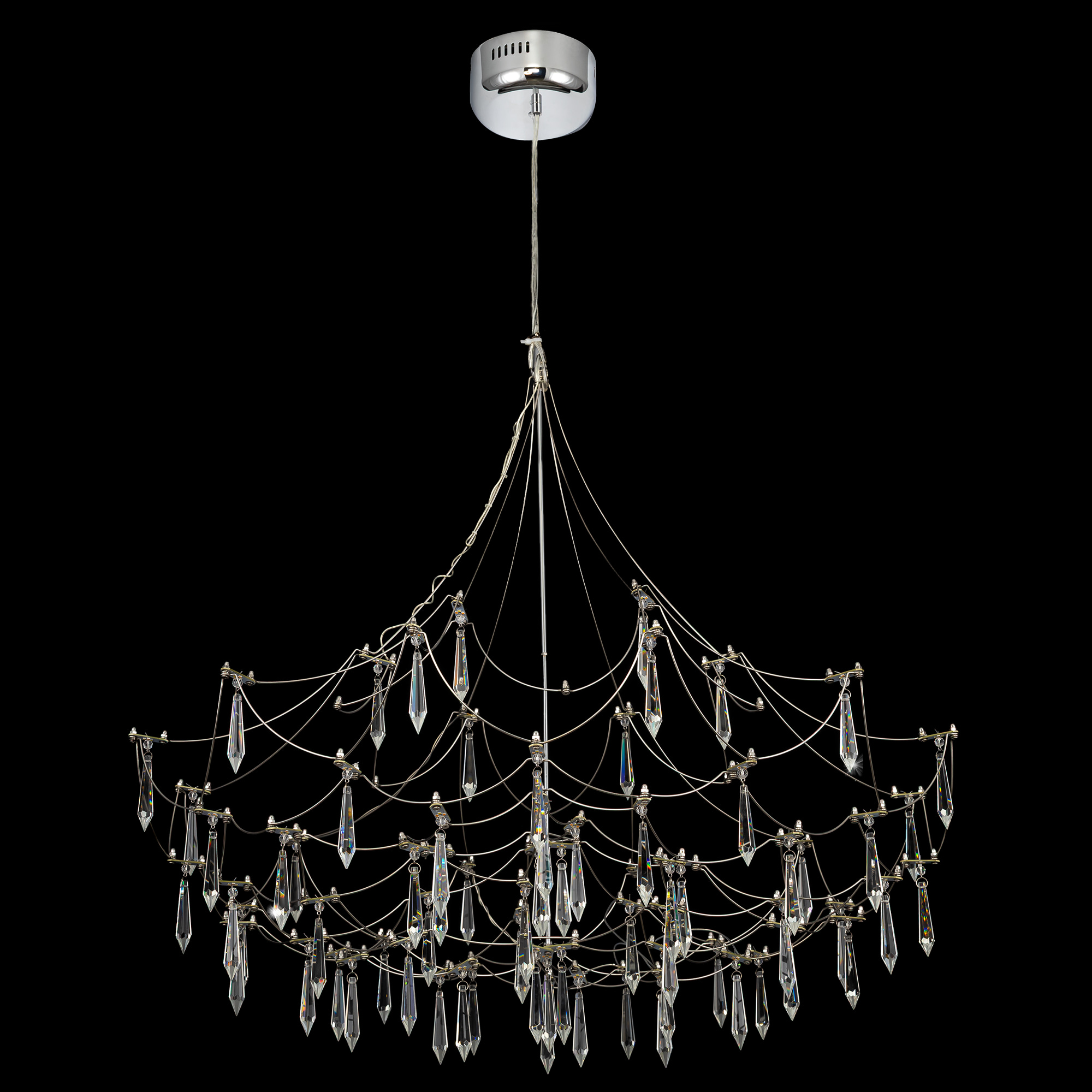 Citilux ASTER CL208020 LED Хрустальная люстра с пультом арт. 89446