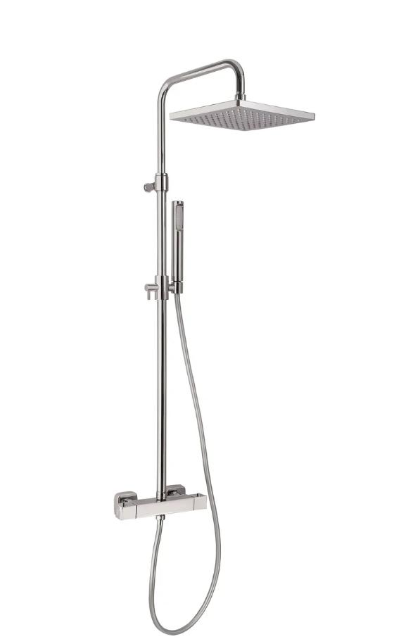 Душевая система с термостатом Webert Pegaso PE980507015METAL, хром арт. 173586