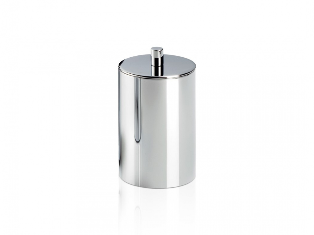 DW ROUND TB BMD Контейнер с крышкой, H11 см, Ø6 см, Хром арт. 30859