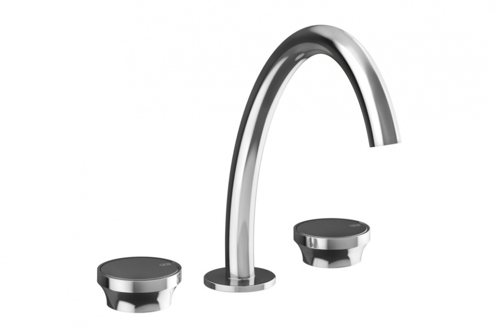 GESSI ORIGINI Смеситель для раковины на 3 отверстия, H243 мм, БЕЗ ДК, Chrome арт. 35124