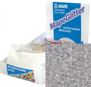 Затирка MAPEGLITTER SILVER № 201 100г арт. 201000