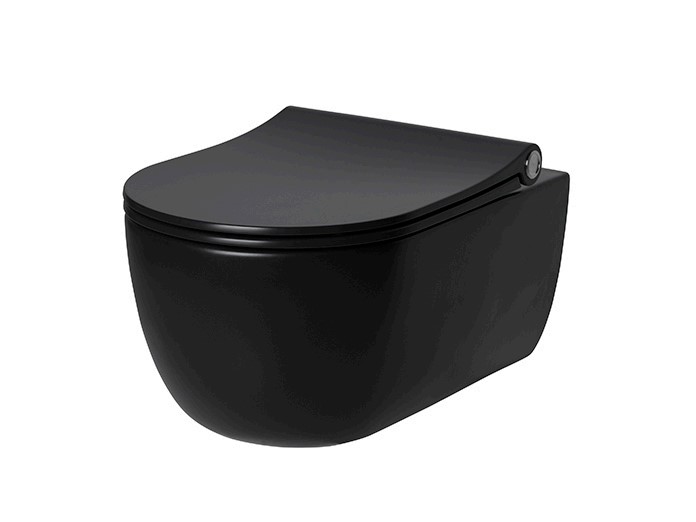NOKEN ACRO COMPACT Унитаз подвесной RIMLESS 49 см, Matt black арт. 37711