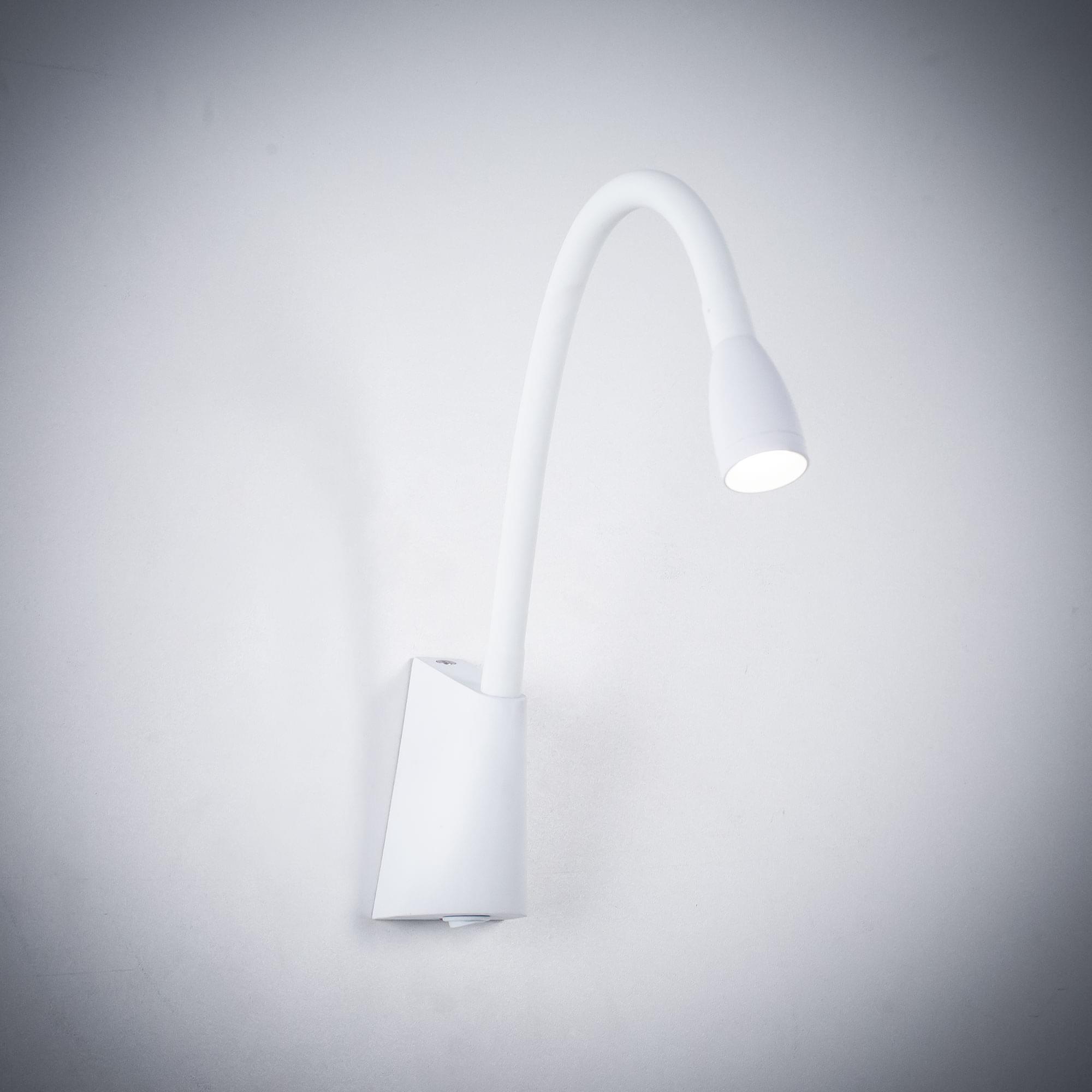 Citilux Декарт CL704340 LED Бра гибкое с выключателем Белое арт. 88325