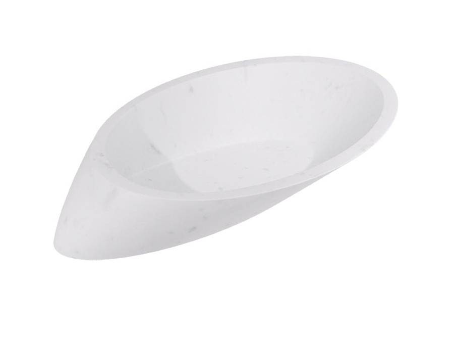 LANTIC TREND Раковина каменная на столешницу 39х68х13 см, Persian White арт. 36684