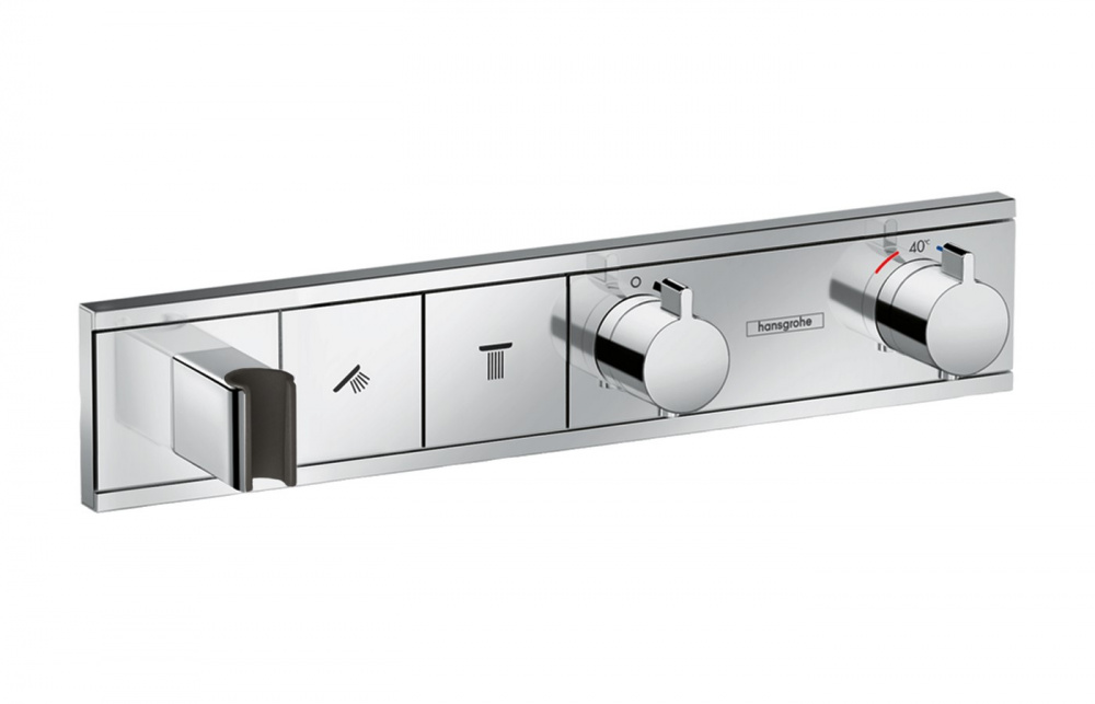 HANSGROHE RainSelect Термостат, скрытого монтажа, для 2 потребителей, 26 л/мин, хром арт. 38794