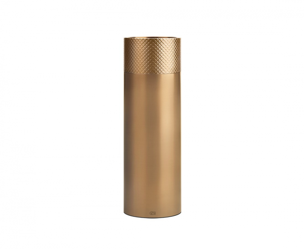GESSI HOME Ваза для интерьера, Ø165хH500 мм, INTRECCIO/Warm Bronze Brushed PVD арт. 31430