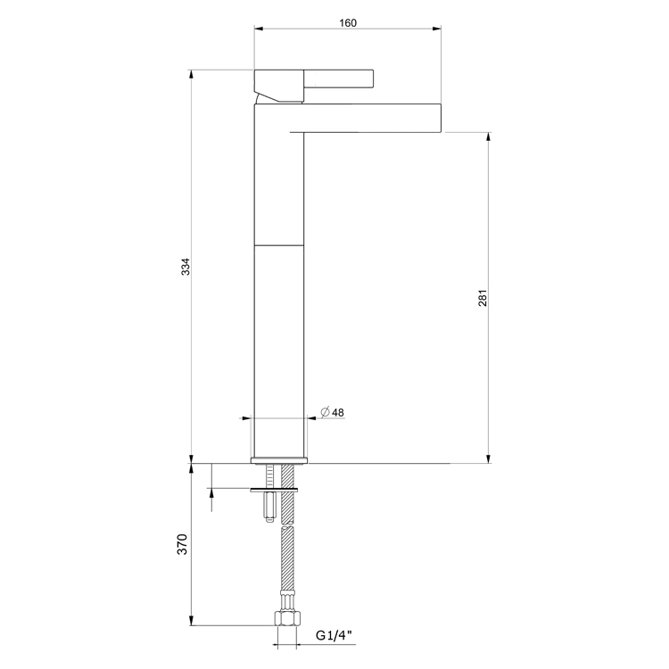 Смеситель для раковины Webert DoReMi DR830402015, хром арт. 161872
