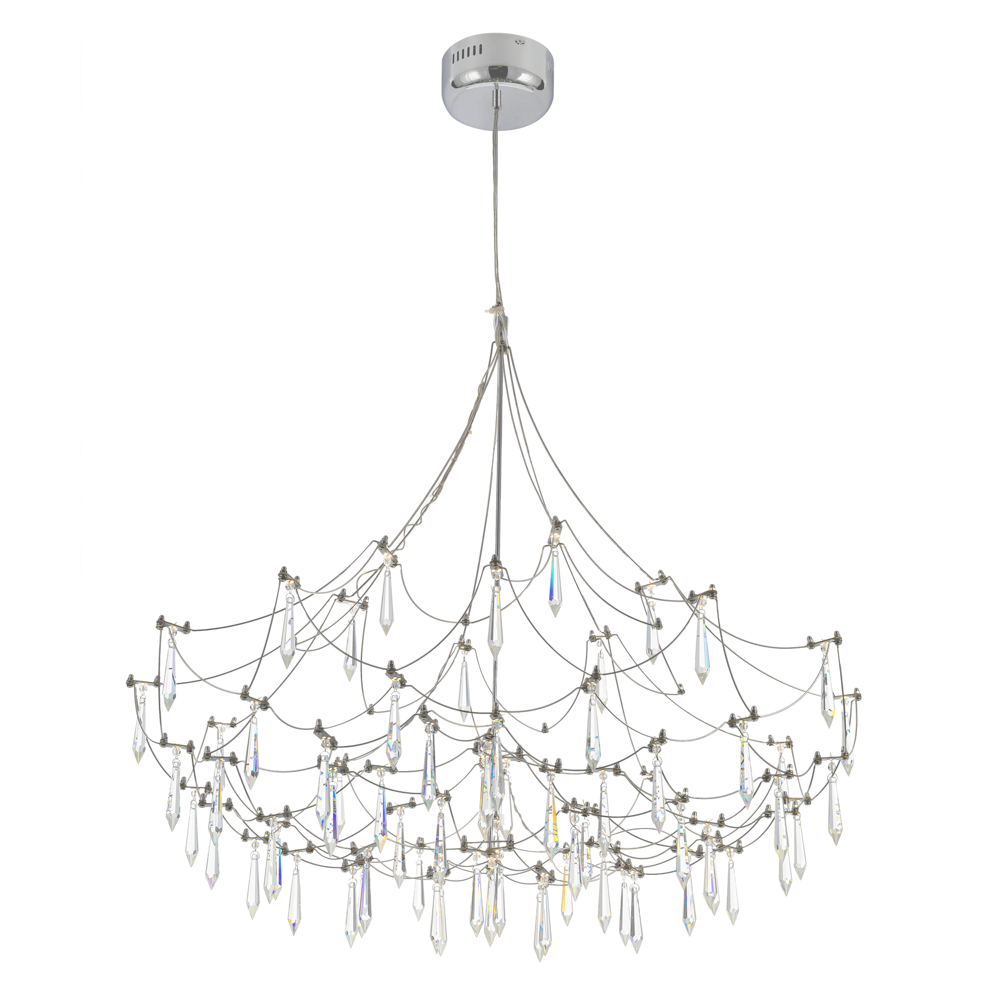 Citilux ASTER CL208020 LED Хрустальная люстра с пультом арт. 89446