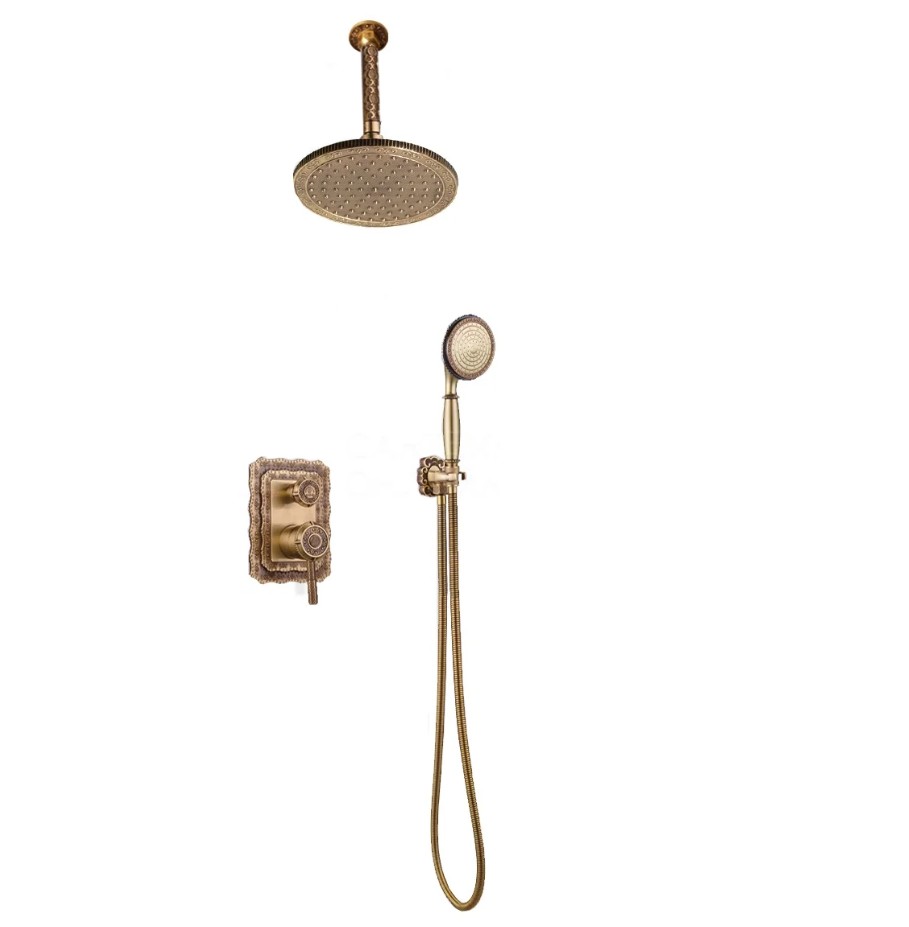 Душевая система встраиваемая Bronze de Luxe WINDSOR 10138/1R, бронза арт. 191043