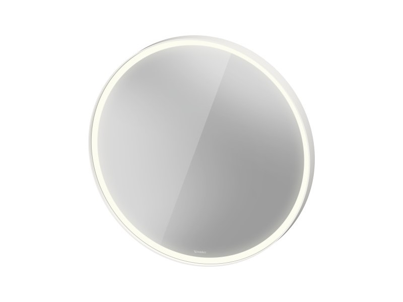 DURAVIT VITRIUM Зеркало с LED подсветкой, сенсорное управление, Ø900 мм, 18 White Matt арт. 33711
