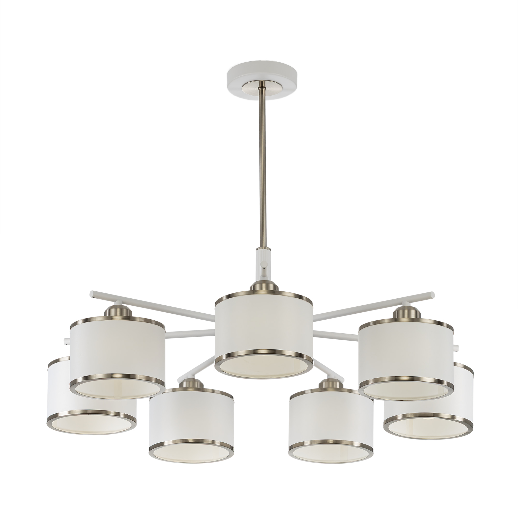 Citilux ALTON CL421272 Люстра на штанге с абажурами Белая арт. 89530
