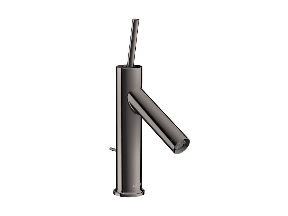 AXOR Starck Смеситель для раковины, однорычажный, 90, с тонкой рукояткой, с ДК, Polished Black Chrom арт. 35238