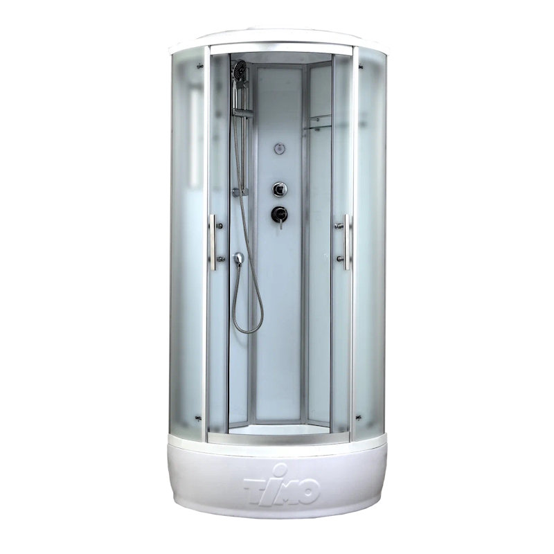 Душевая кабина Timo Standart Silver Fabric T-6680SF, 80x80x220 арт. 174764