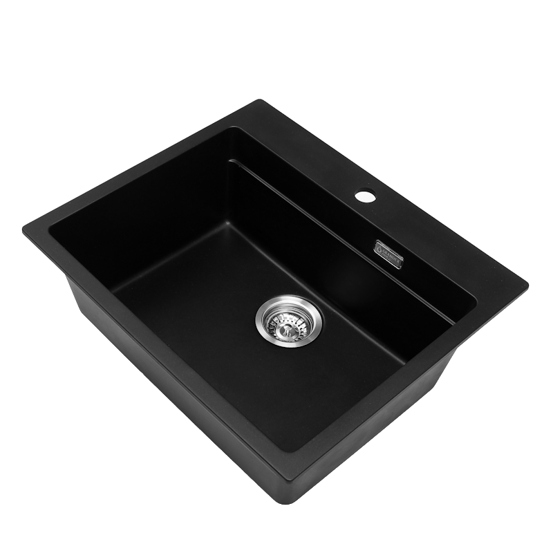 Кухонная мойка Grandex Aqua Comfort 500505, черный металлик арт. 184524