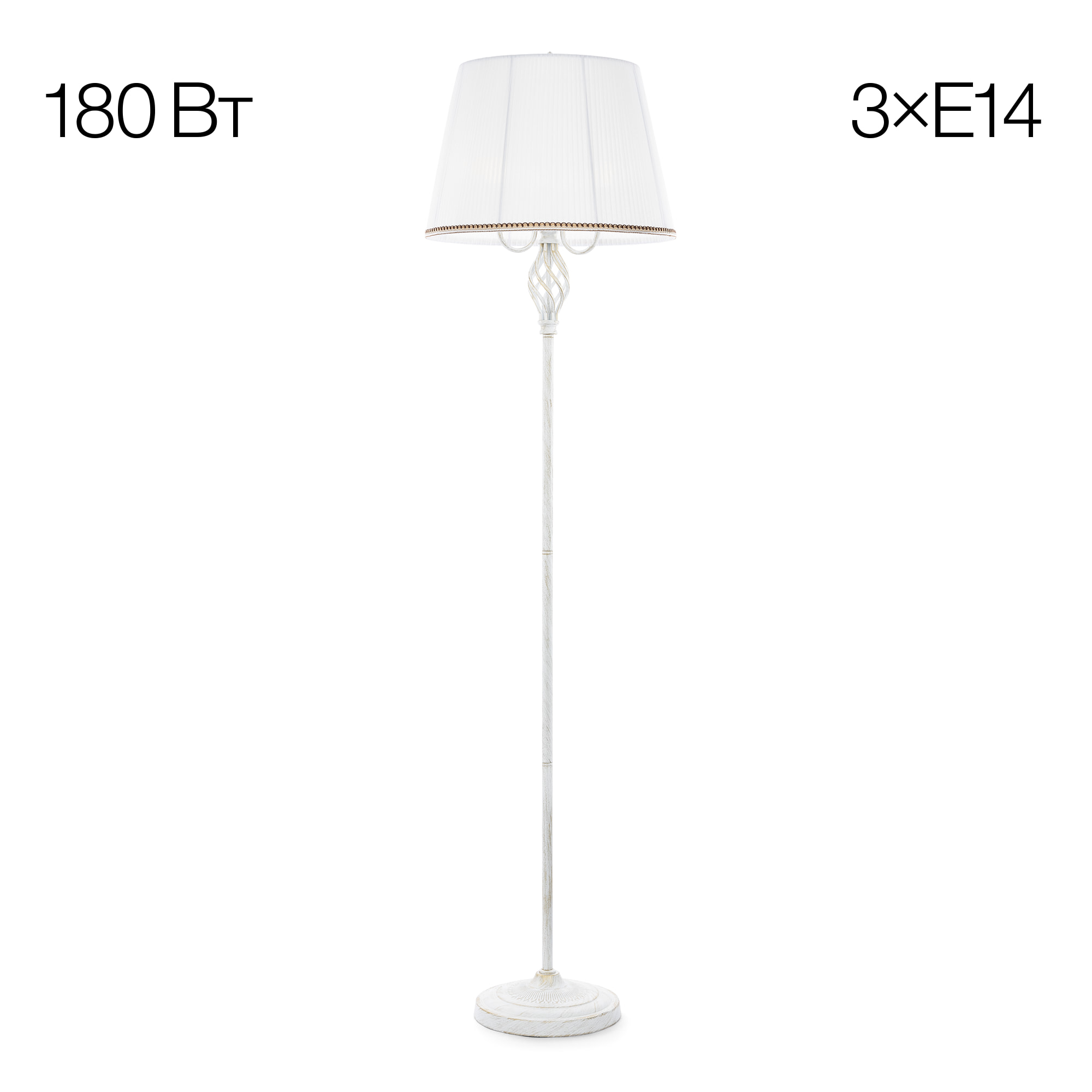 Citilux Вена CL402920 Торшер патина с белым абажуром арт. 89026