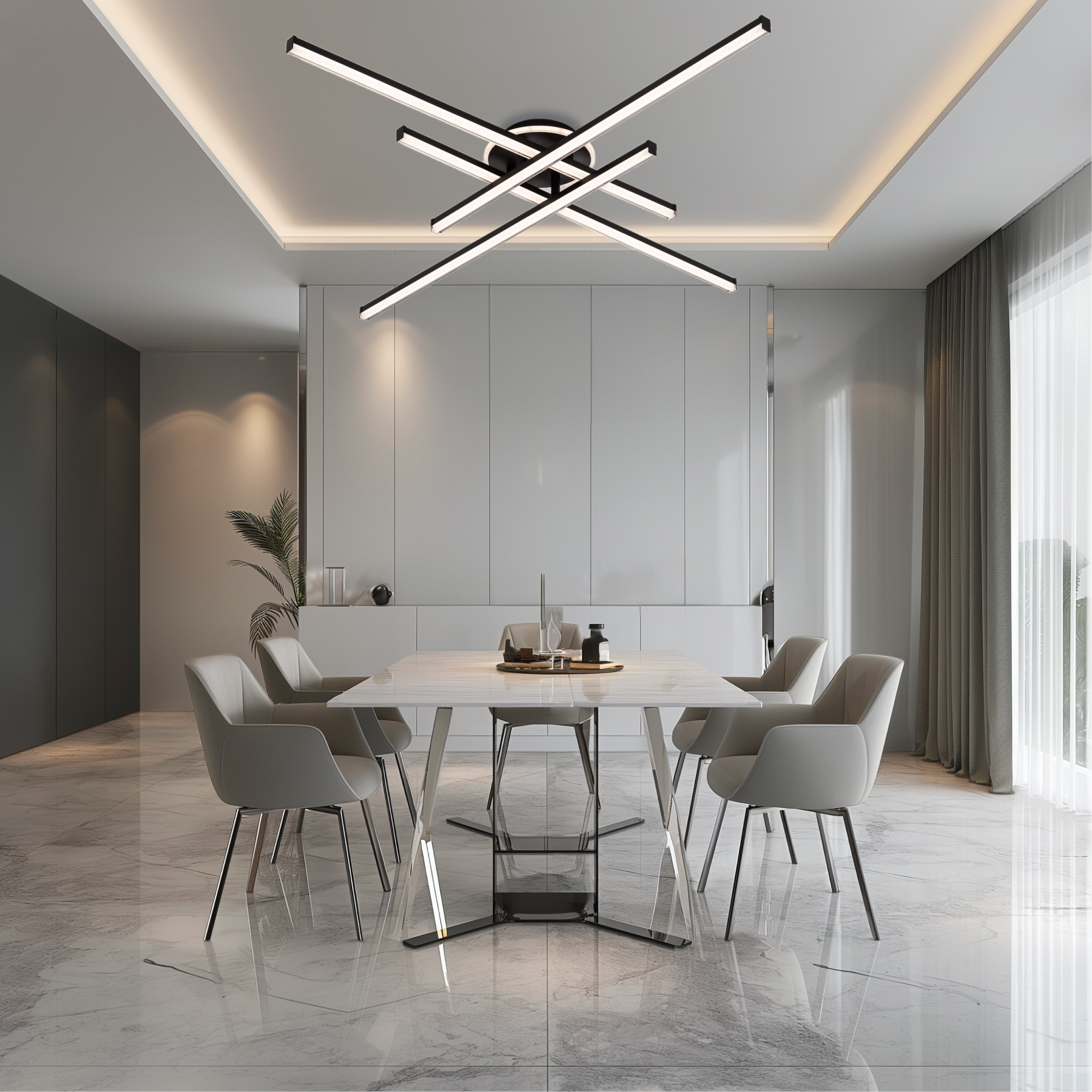 Citilux Trent CL203641 LED Люстра потолочная с пультом Чёрная арт. 89267