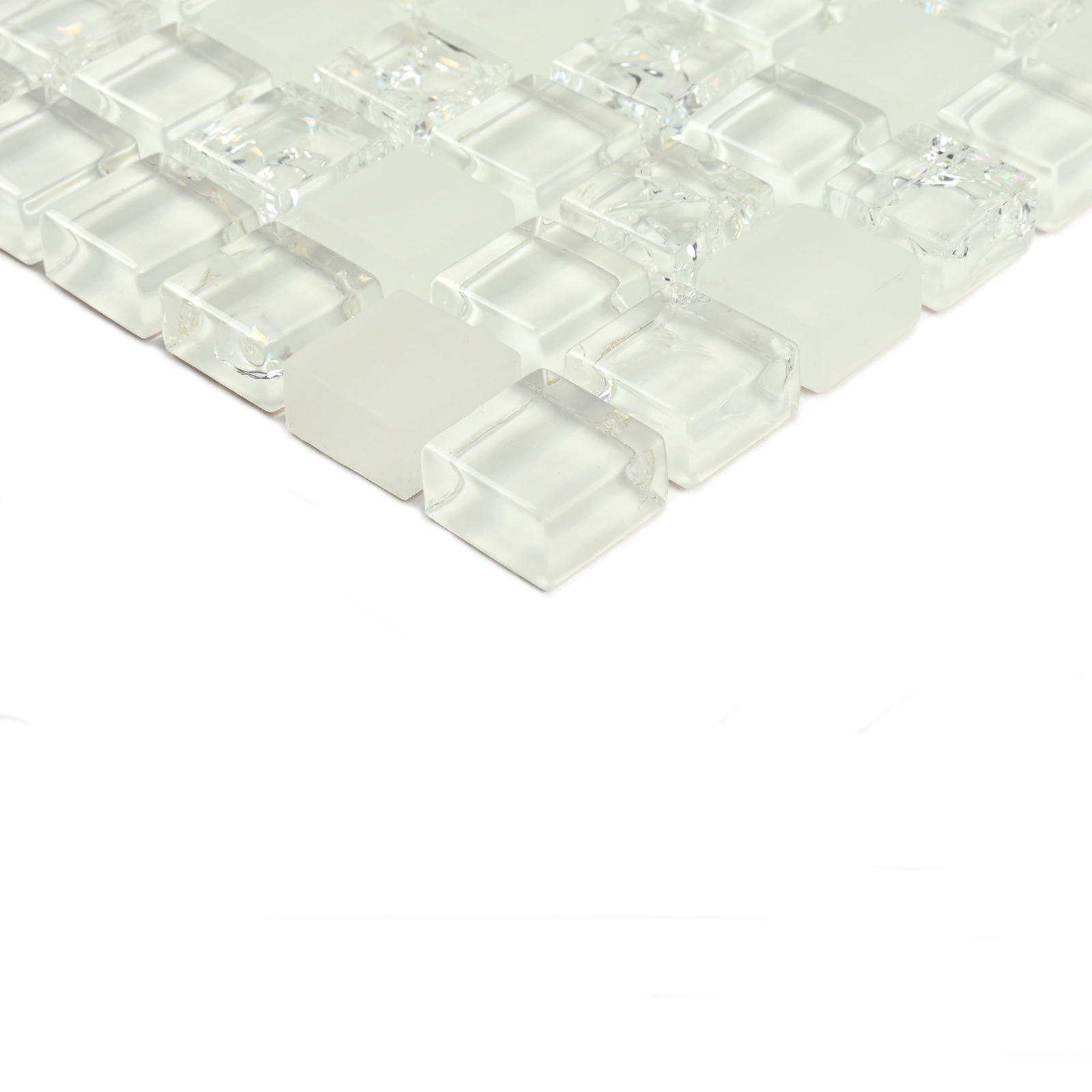 Плитка декоративная стеклянная Apollo/Аполлон 8*15*15 300*300 арт. 90668