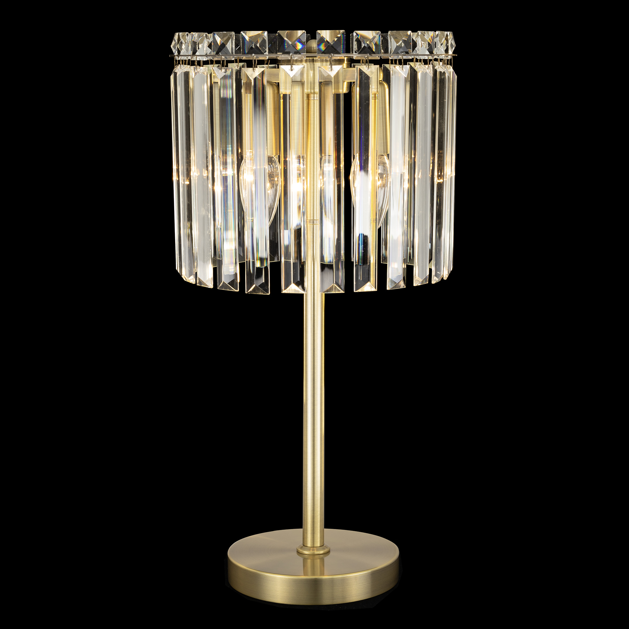 Citilux Джейн CL306833 Хрустальная настольная лампа Бронза арт. 89150