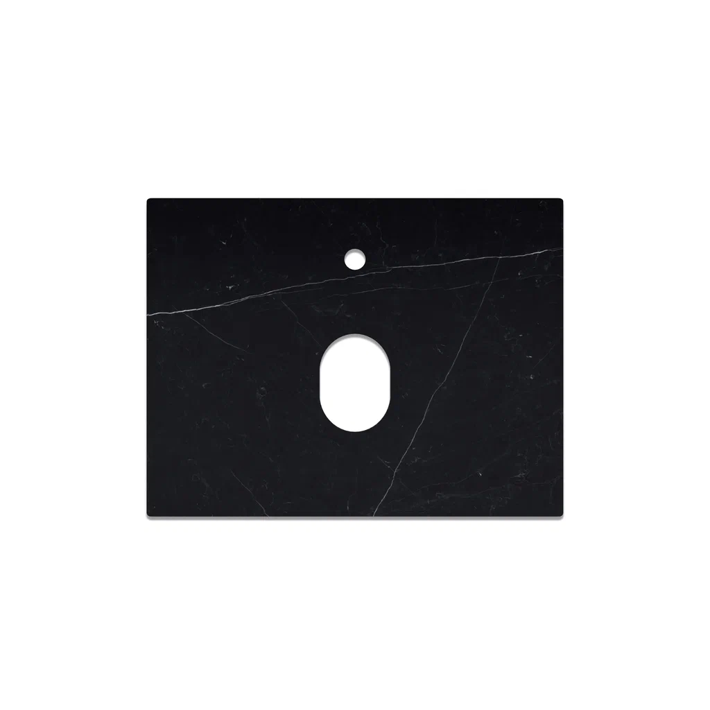 Столешница La Fenice Granite Black Olive Light Lappato Terra 60 см, черная арт. 183591