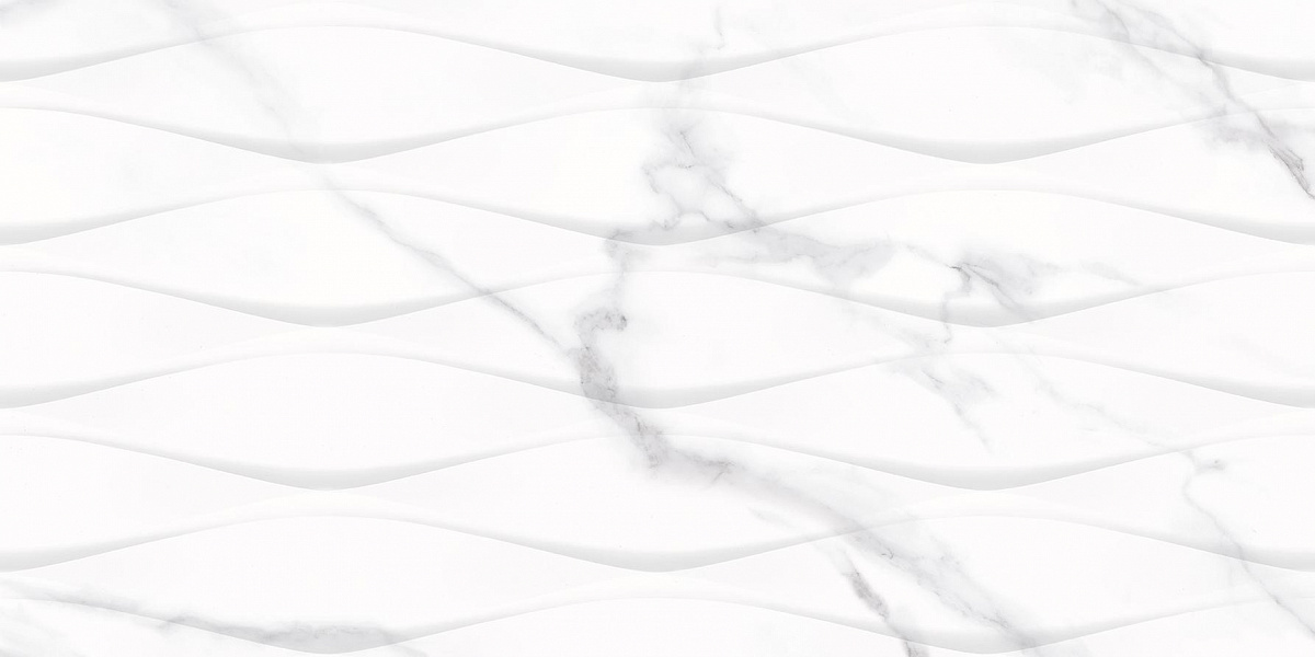 Керамическая плитка Калакатта сильвер рельеф / Плитка 31,5*63 Calacatta silver rel 33 арт. 72682