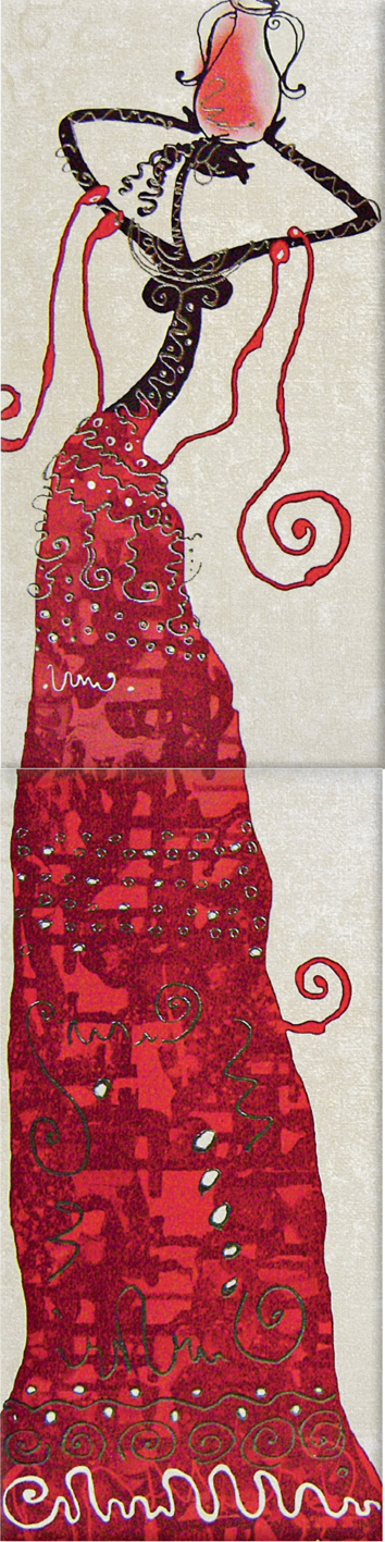 Лора Панно 1 (2 шт.х29,5х59,5) 29,5x119 арт. 21747