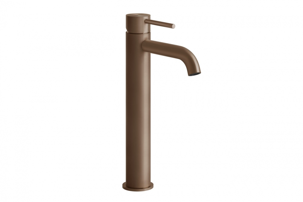 GESSI FLESSA Смеситель для раковины высокий, шланги на 3/8”, БЕЗ ДК, Copper Brushed PVD арт. 34726