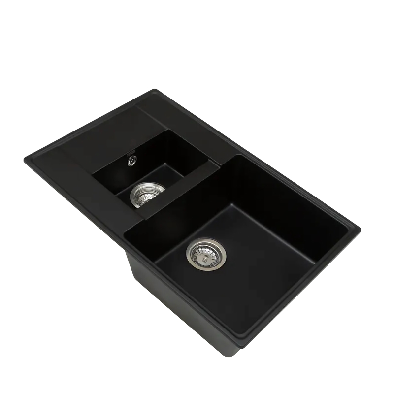 Кухонная мойка Grandex Aqua Topline 600114, черный арт. 184528