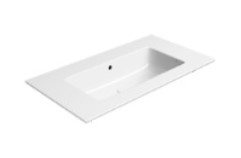 VERONA STYLE Раковина “Well” 100х50 см, 1отв., БЕЗ перелива, БЕЗ ДК, Solid Cast белый матовый арт. 37123