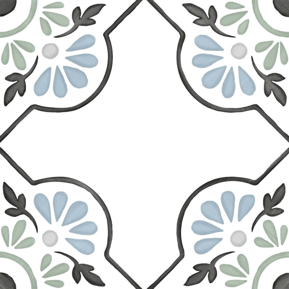 HARMONY TANGER BLUE PETALS 12.3х12.3 Q-39 арт. 42826