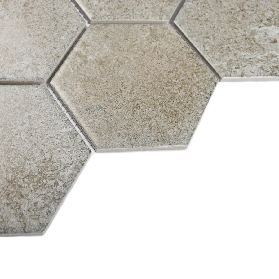 Плитка декоративная керамическая Agate Grey/Агат серый  6.5*295.5*256 95*110 арт. 90355