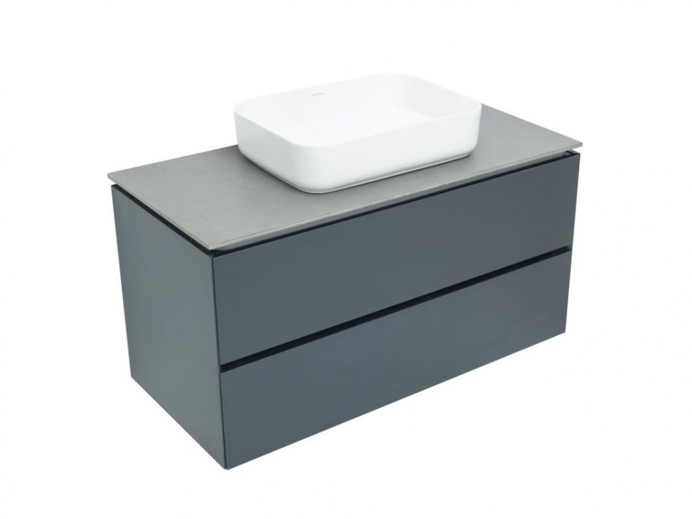 ALLEN BRAU INFINITY Тумба 100 для раковины без столешницы, 992x456xH507 мм, anthracite matt арт. 33309