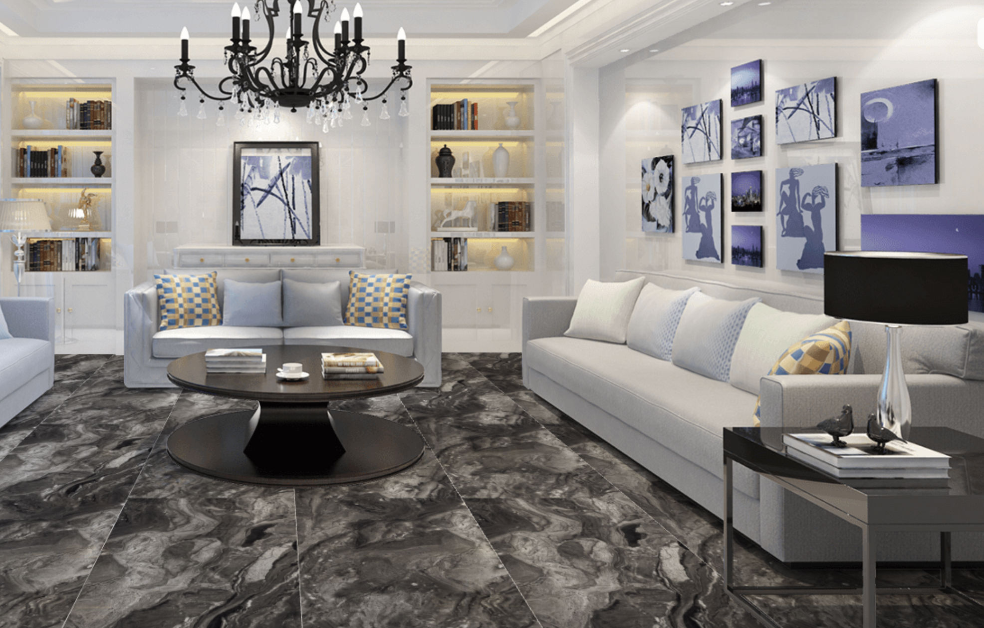 Плитка Artceramic Moris Nero 60x120 High Gloss (1,44 кв.м.) арт. 52145