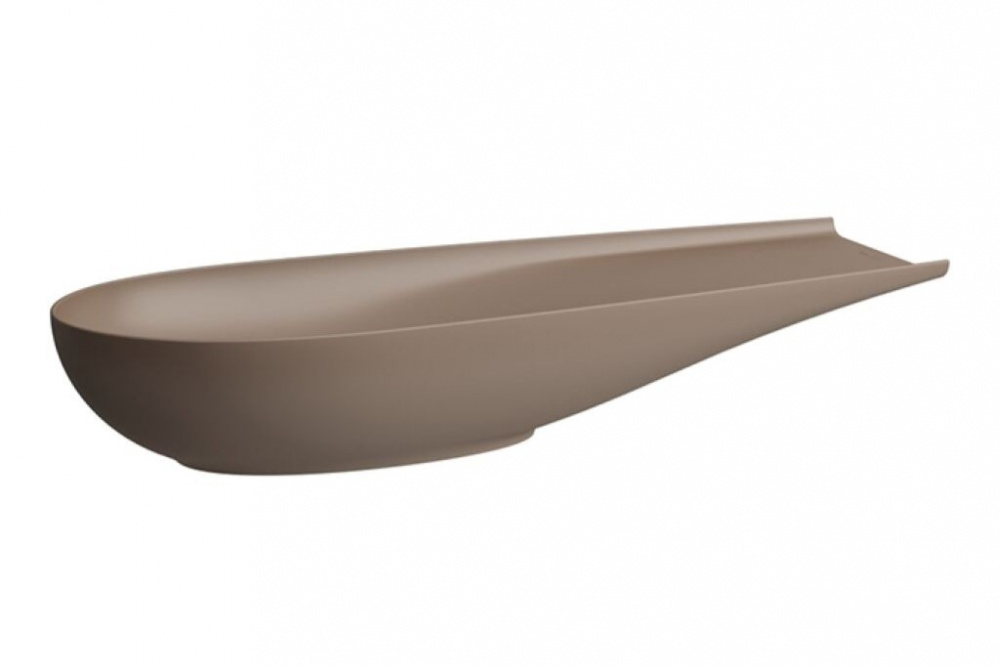 LAUFEN Alessi One Раковина-чаша 1000х380х170мм без перелива, без отв., кофейный матовый арт. 37104