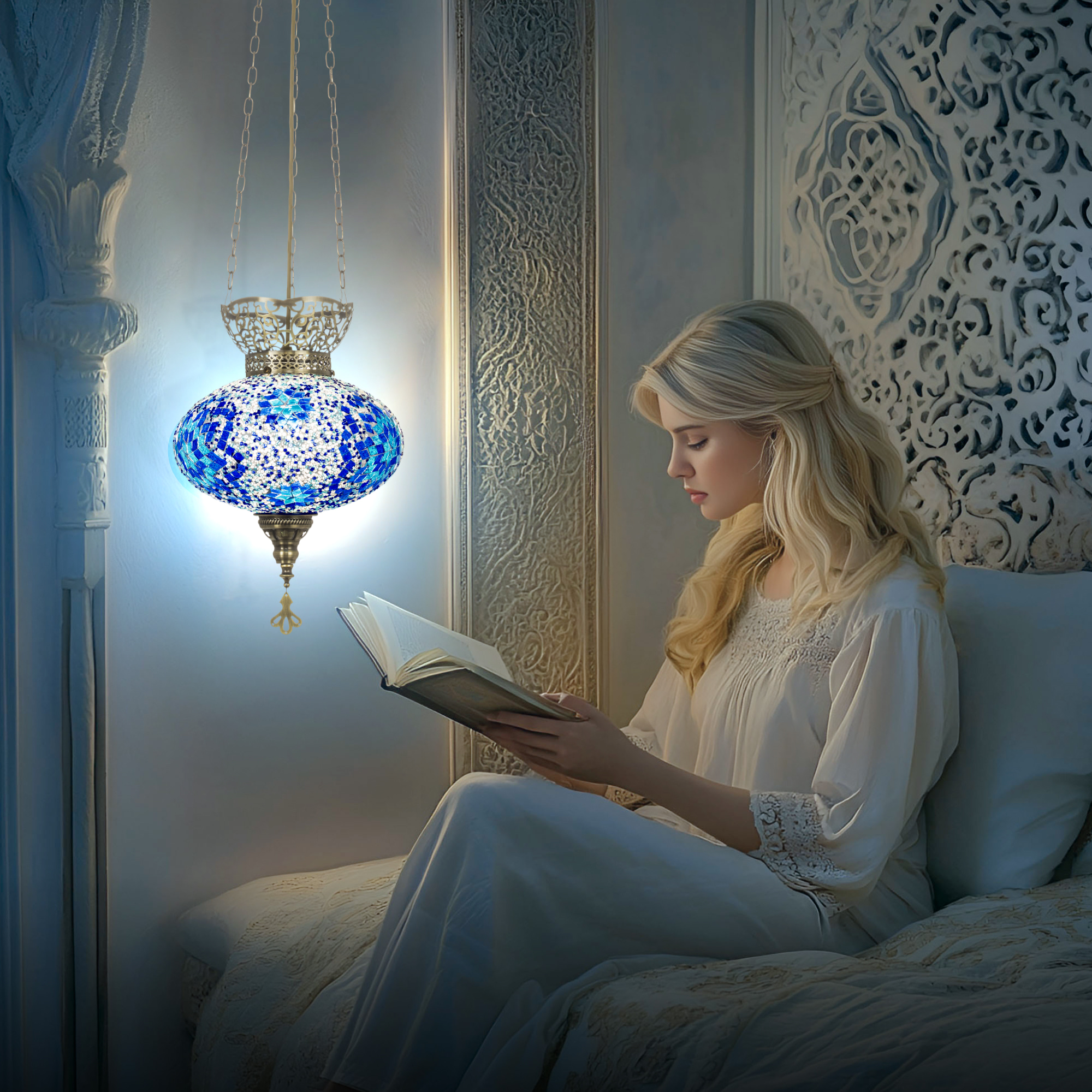 Citilux Каир CL419126 Подвесной светильник Мозаика Синяя арт. 89548